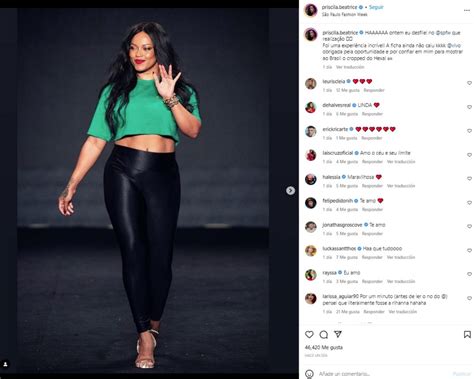 Ella es Priscila Beatrice, influencer brasileña que se .
